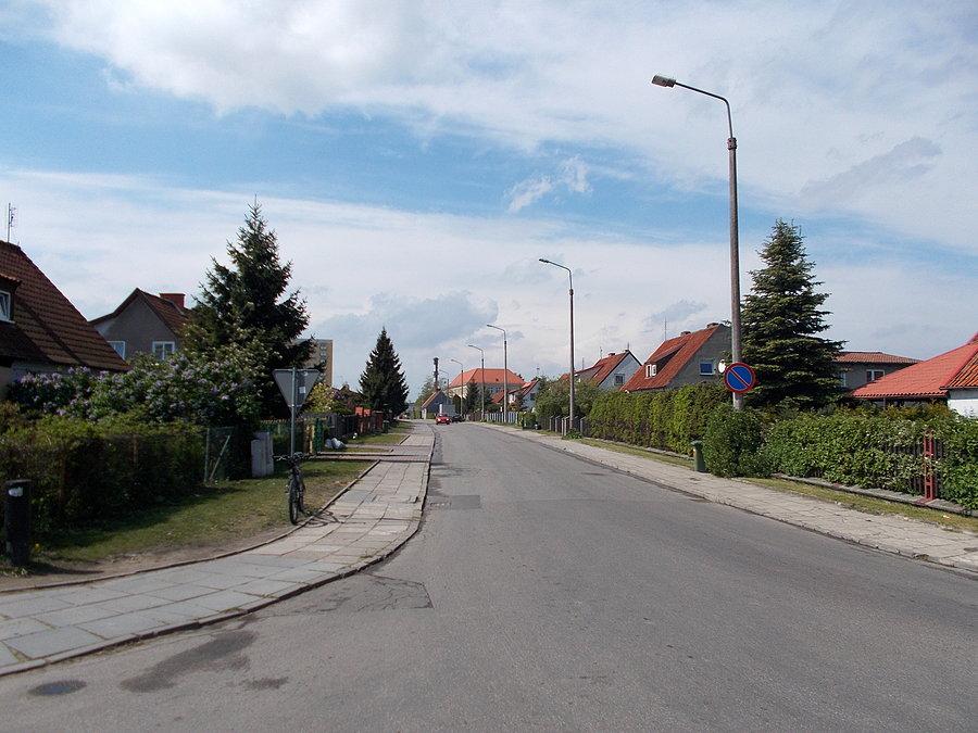 Spokojna uliczka na Zatorzu