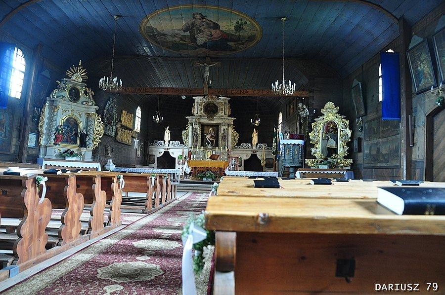 Koszęcin - Wnętrze Kościoła p.w Świętej Trójcy