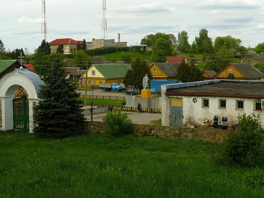 Widok z cerkiewnego wzgórza. Turzec (Турэц)