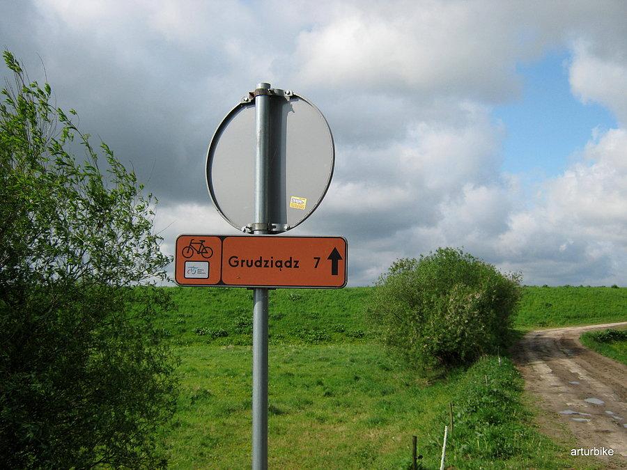 Jeszcze kawałek i wpadamy do Grudziądza :-)