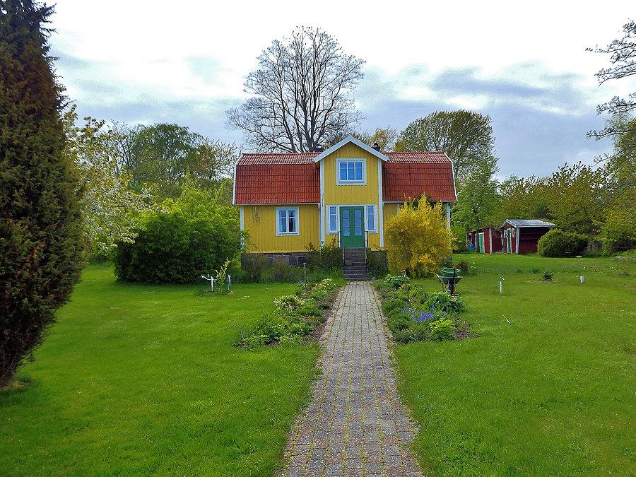 Rowerowy Potop-Karlskrona w Szwecji.Wyspa Aspö