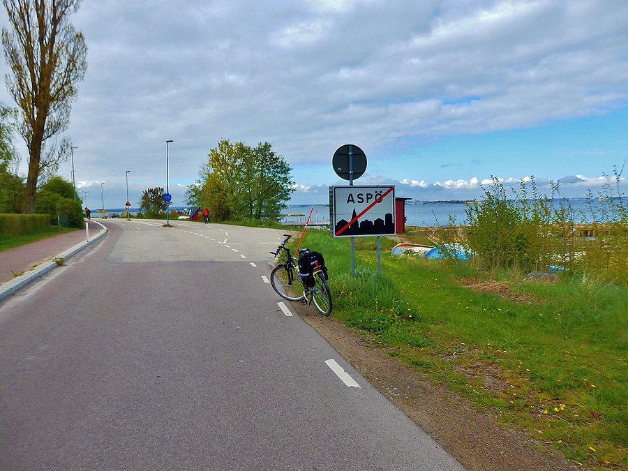 Rowerowy Potop-Karlskrona w Szwecji.Wyspa Aspo
