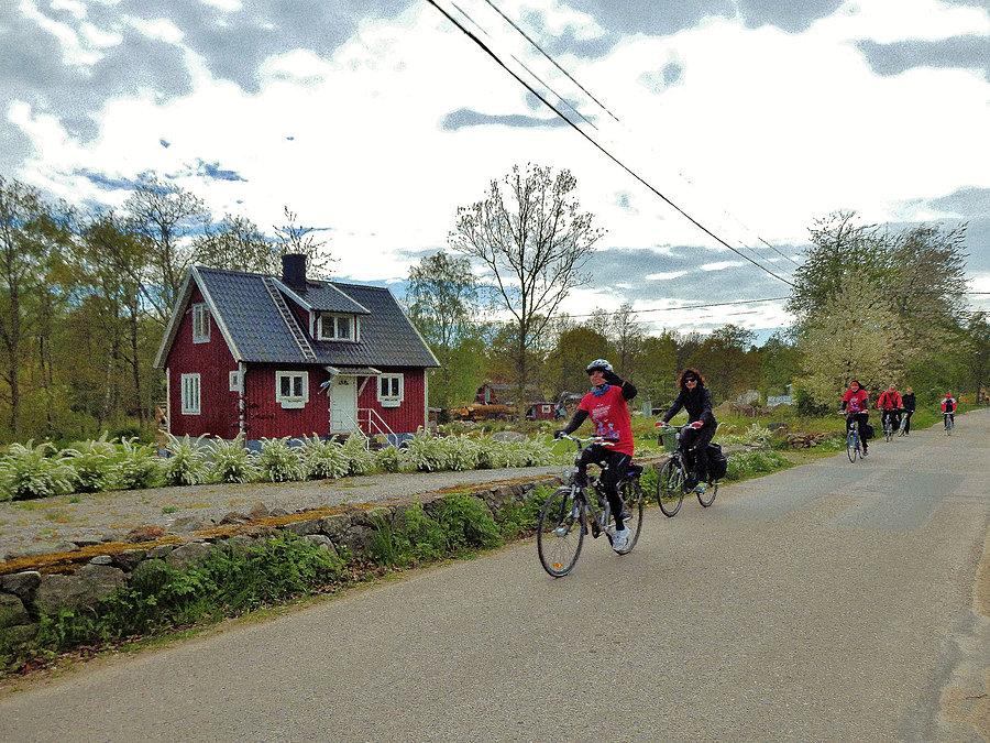 Rowerowy Potop-Karlskrona w Szwecji.Wyspa Aspo