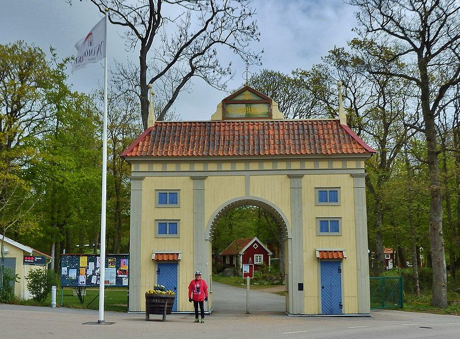 Rowerowy Potop-Karlskrona w Szwecji.Skansen Vamoparken
