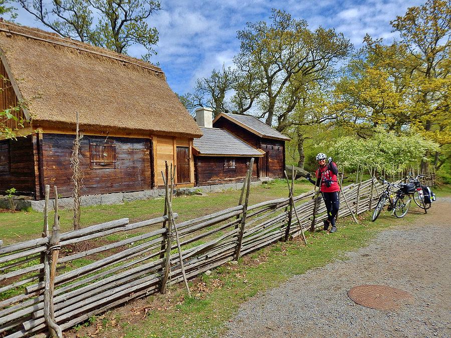 Rowerowy Potop-Karlskrona w Szwecji.Skansen Vamoparken
