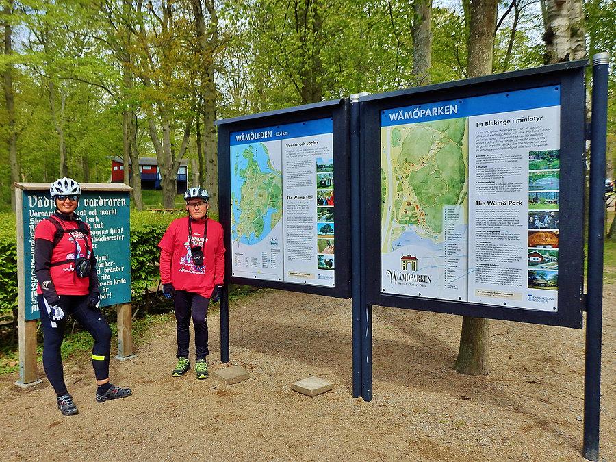 .Rowerowy Potop-Karlskrona w Szwecji.Skansen Vamoparken