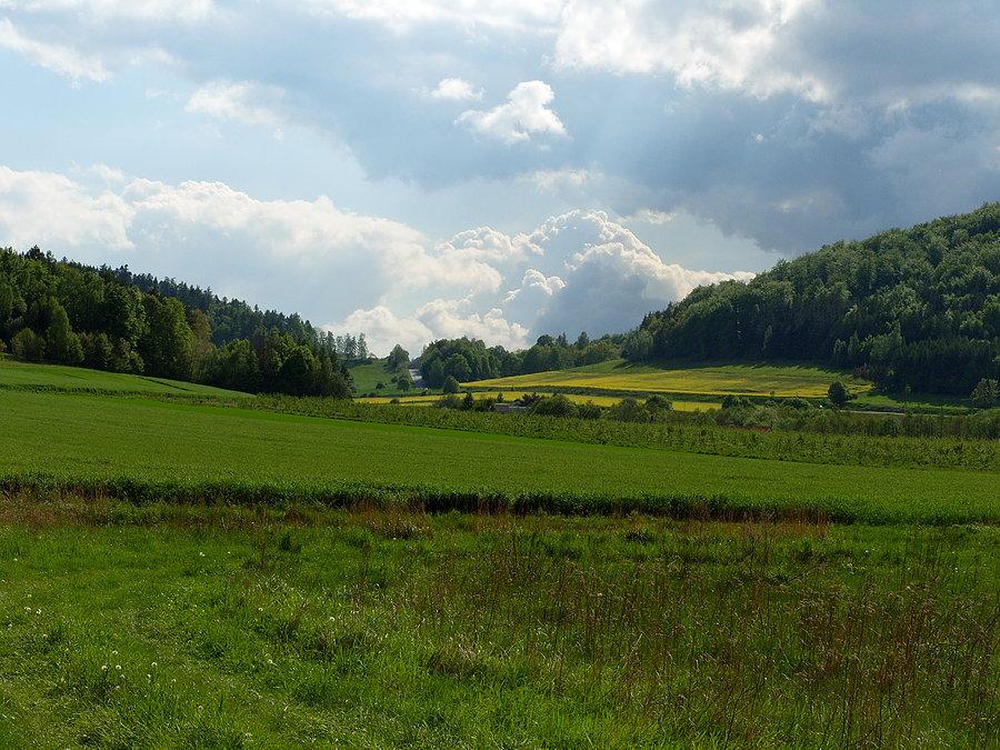 Pogoda była nawet całkiem sprzyjająca, choć w Trzebieszowicach trochę pokropiło, ale tym razem to ja goniłem chmurę a nie ona mnie ;)