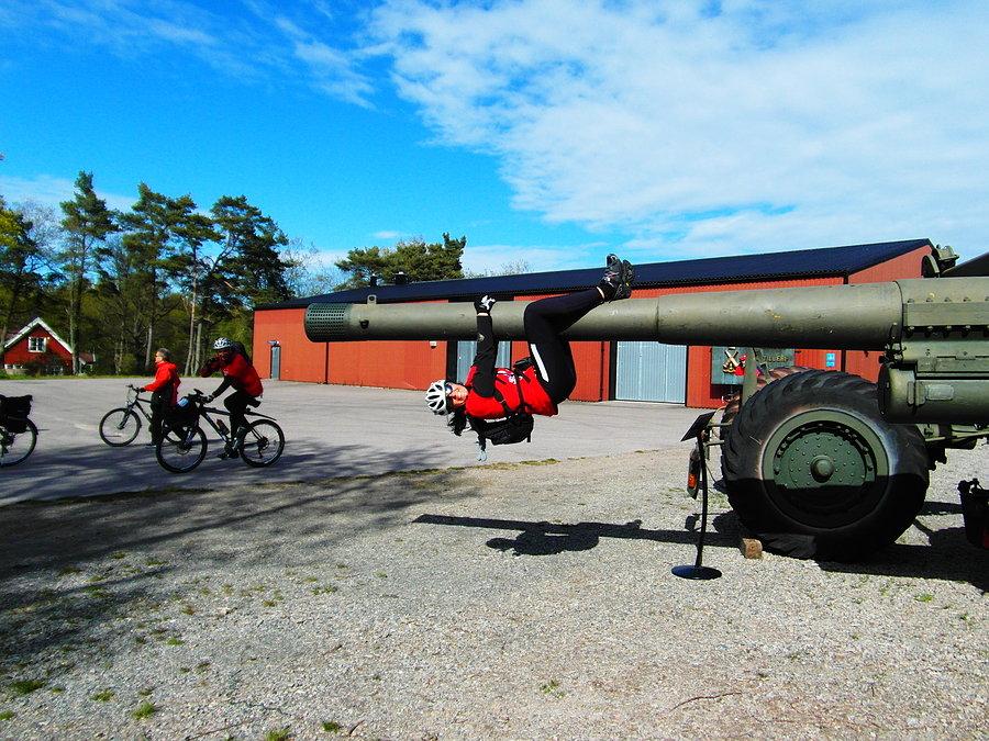 Muzeum Artylerii Nadbrzeżnej KA2 na wyspie Aspö