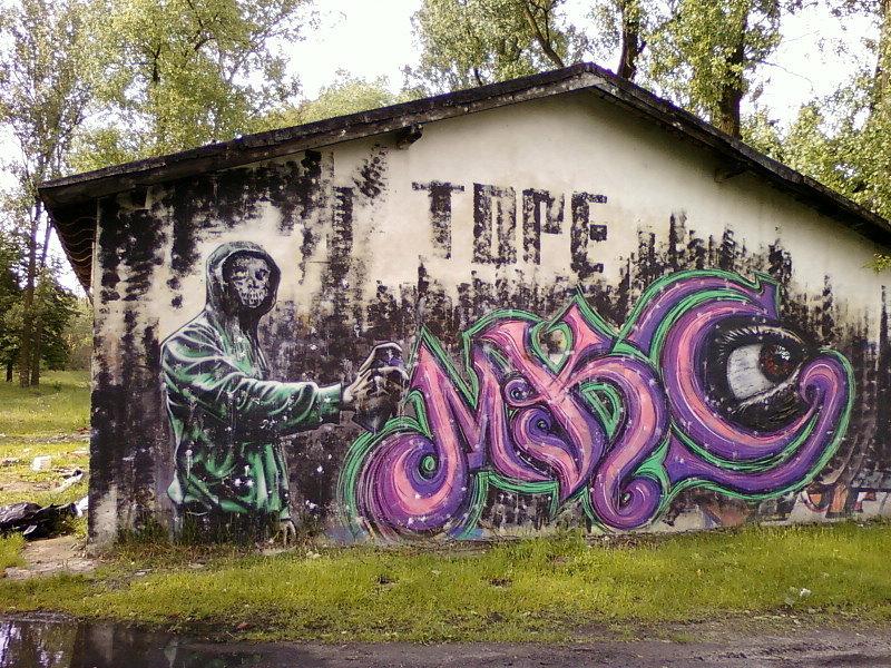 Graffiti na poligonie