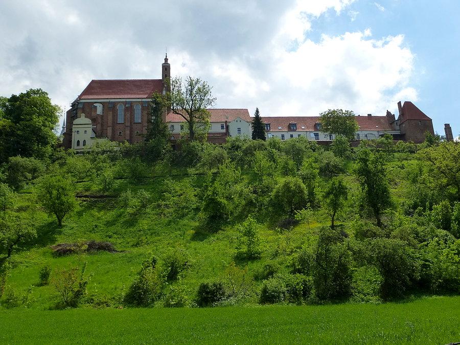 Chełmno z perspektywy poziomu Wisły