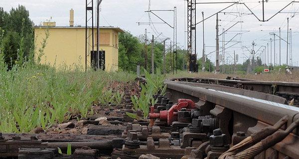 Ulica Gruntowa. Stacja kolejowa Biała Podlaska Rozrządowa