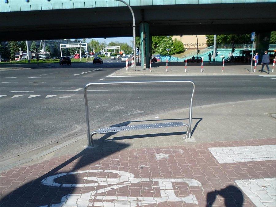 Podpórka dla rowerzystów