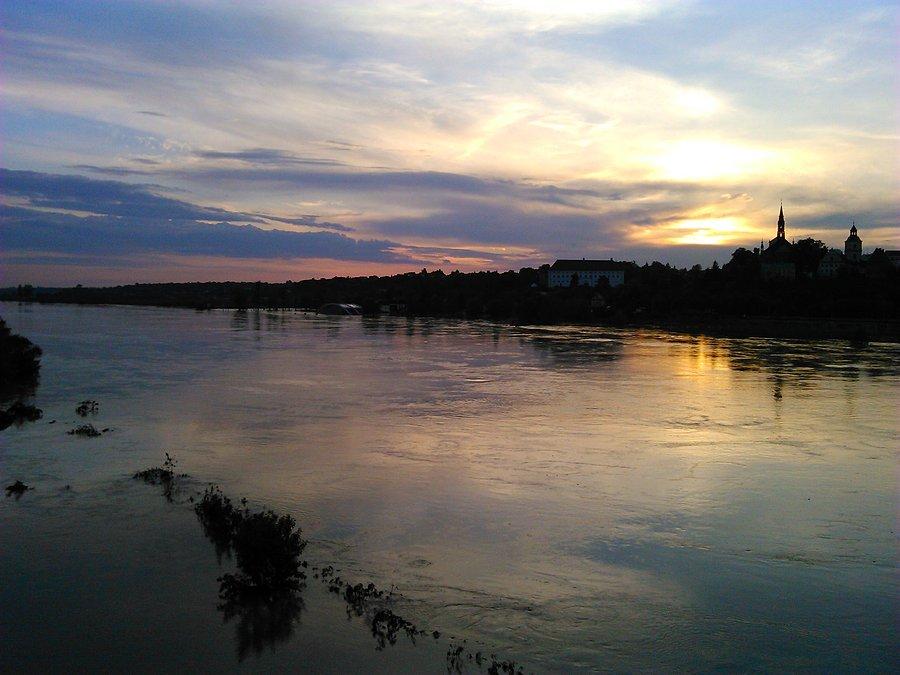 Widok z sandomierskiego mostu