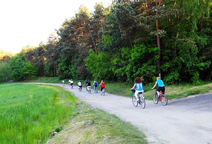 Rowerzystki na trasie