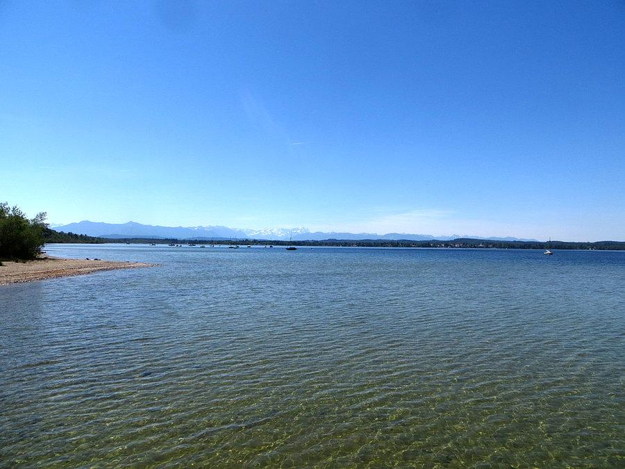 Starnberger See i Alpy