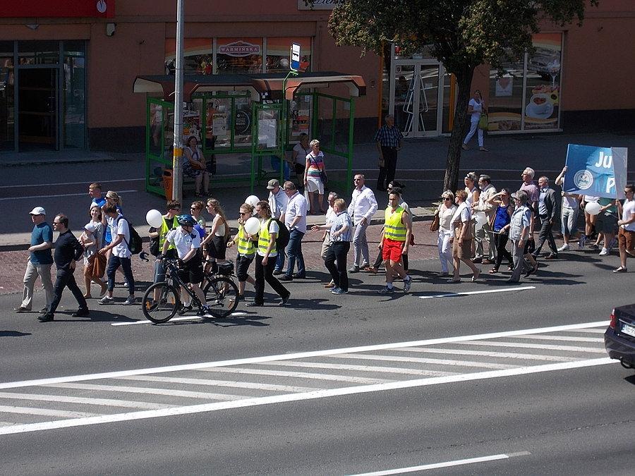 Parada studentów podczas Turbinaliów 2014