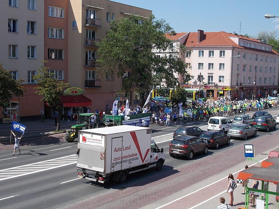 Parada studentów podczas Turbinaliów 2014