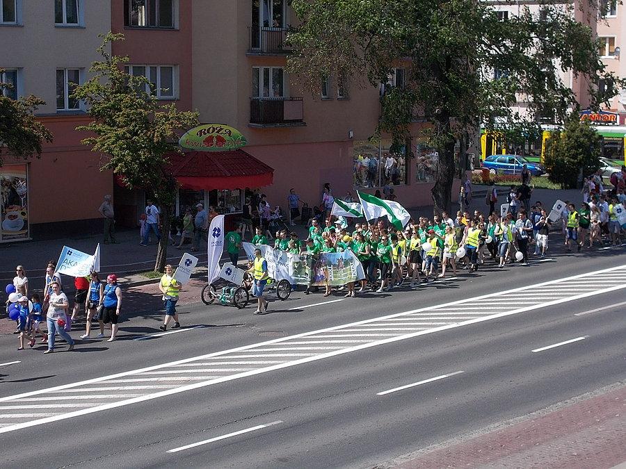 Parada studentów podczas Turbinaliów 2014