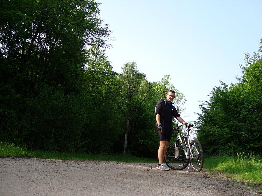 Kolejna pauza w lesie niedaleko Koźminka