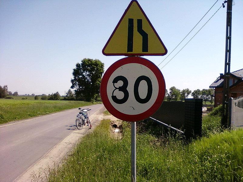 Przemalowany znak