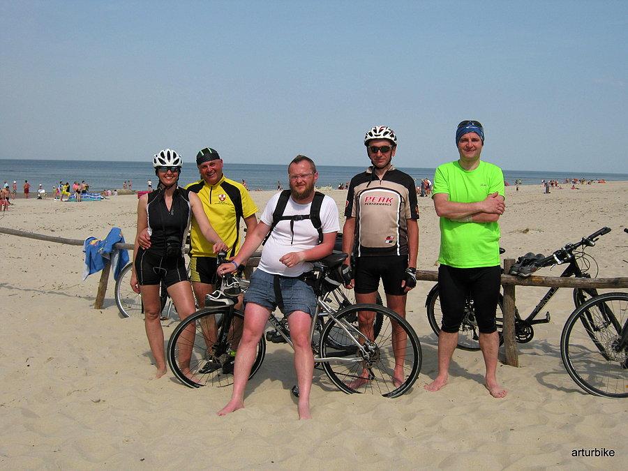 Spotkanko z ekipą z Tczewa na plaży w Jantarze