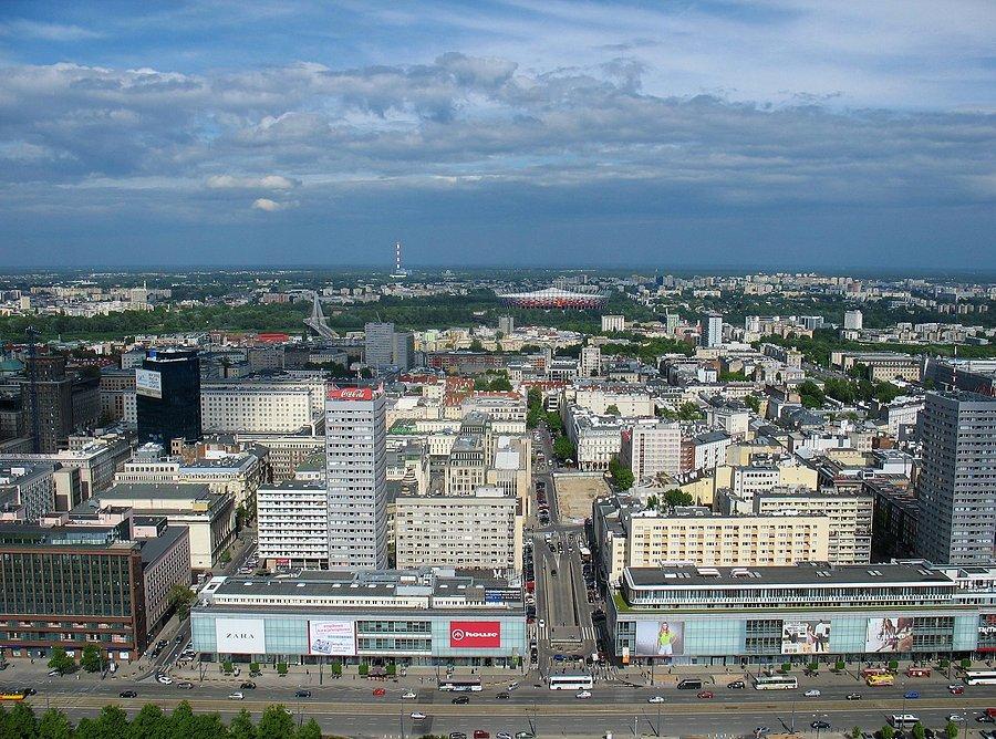 Most Świętokrzyski i Stadion Narodowy