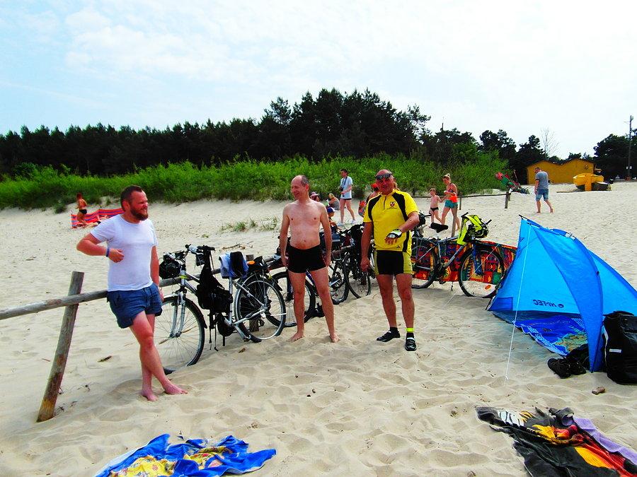 Na plaży w Jantarze