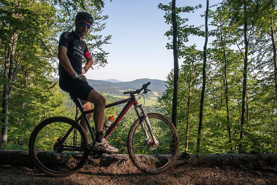 Z widokami na Beskid Niski
