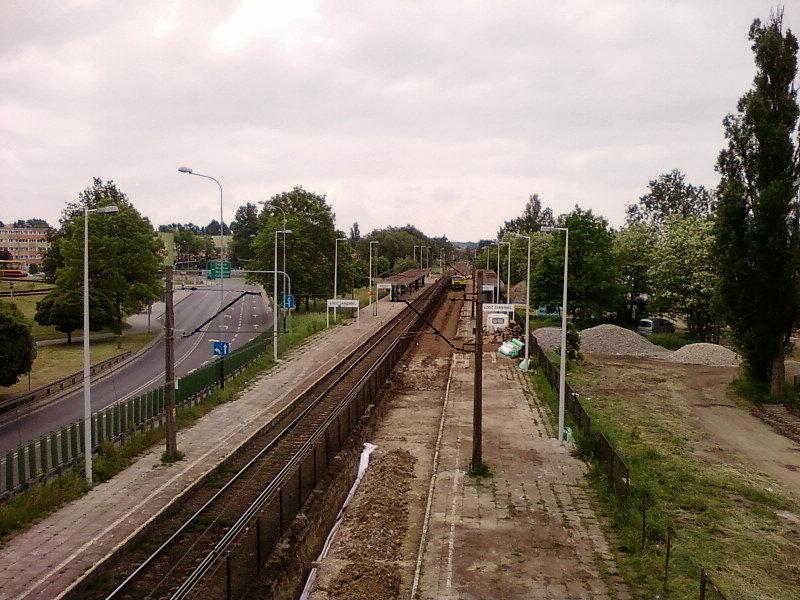 Remont torów na Żabieńcu