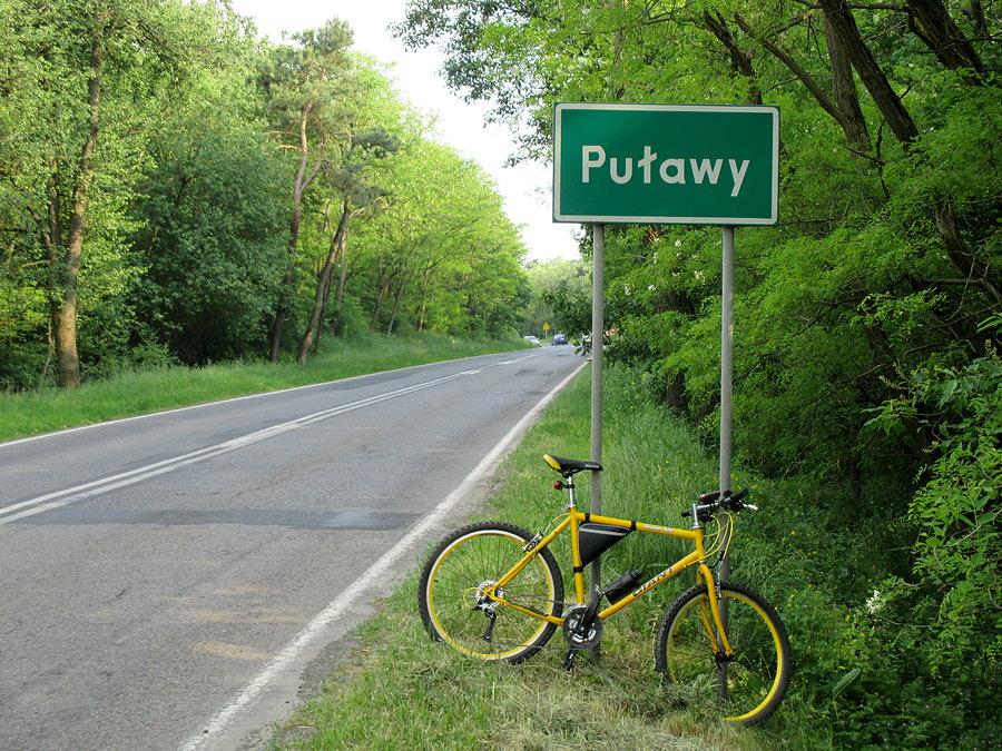 Mój rower w Puławach