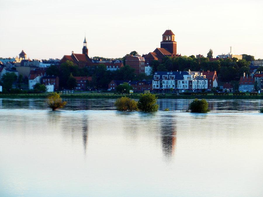 Wisła wylała- Tczew