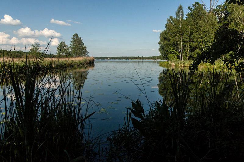 Jezioro.... z tej strony wygląda pięknie
