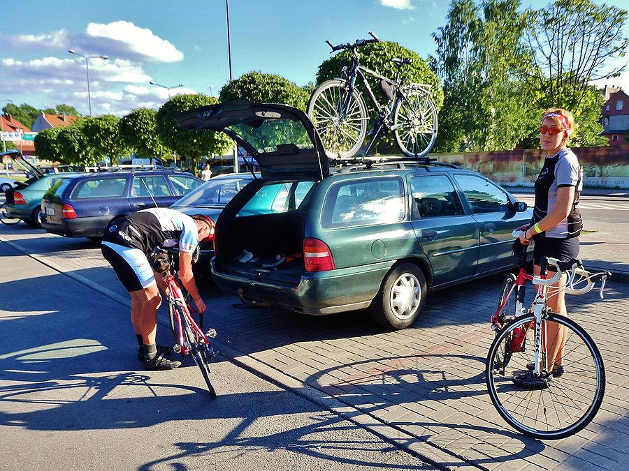 Kaszebe Runda - pakujemy rowery i wracamy do Tczewa