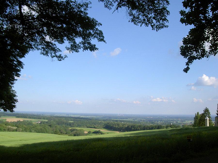 Widok z Annabergu, Blachownia w tle