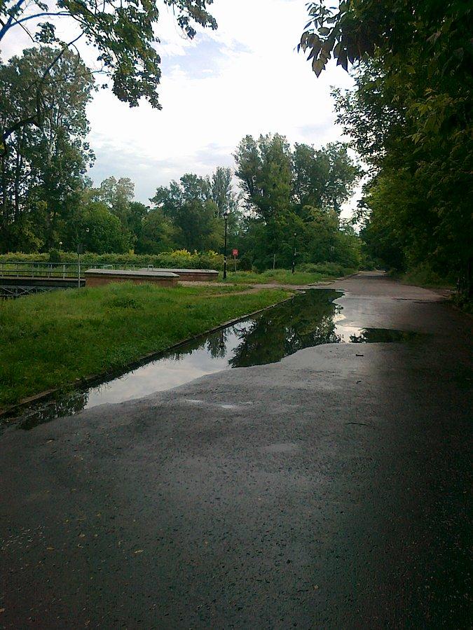 Wczoraj była burza