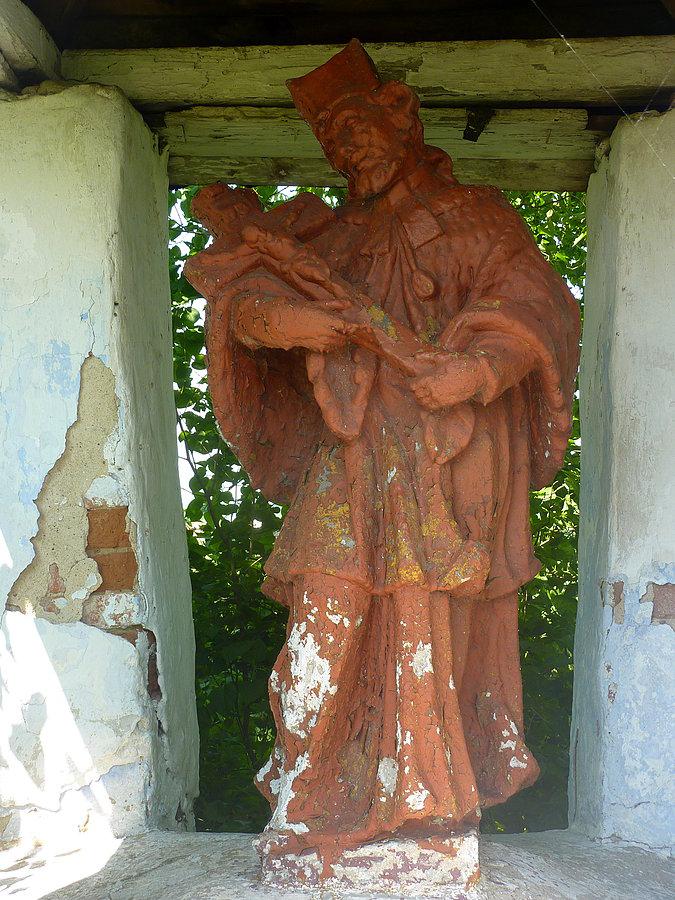 Figura Jana Nepomucena. Stodzew (gm. Parysów, pow. Garwolin)