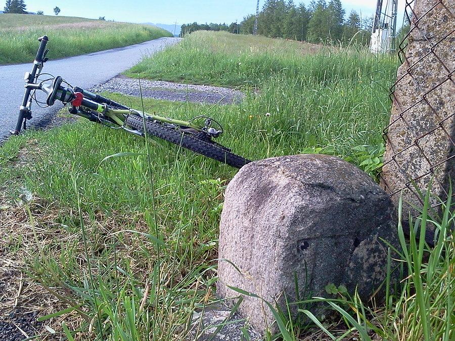 Na zjeździe wypatrzyłem jeden kamień TK