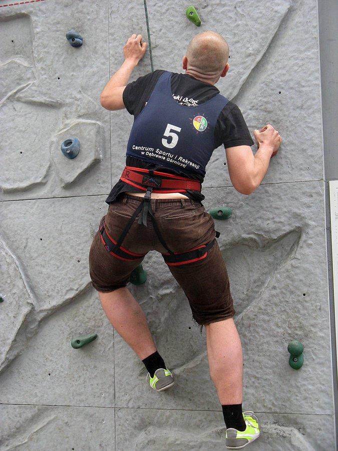 Tomek się wspina