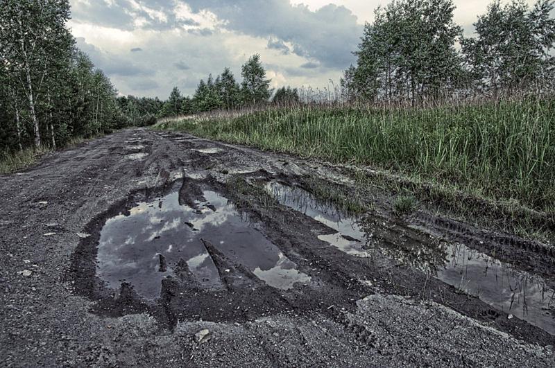 Trochę chyba jednak padało