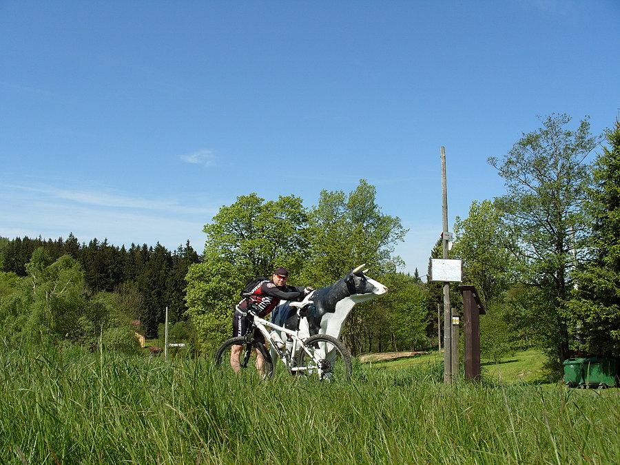 Dalej piękną jak już zdążyłem przeczytać nazwę, Cerberową łąką docieramy do Pasterki, gdzie zabieram się za dostarczenie nabiału, czyli wapna