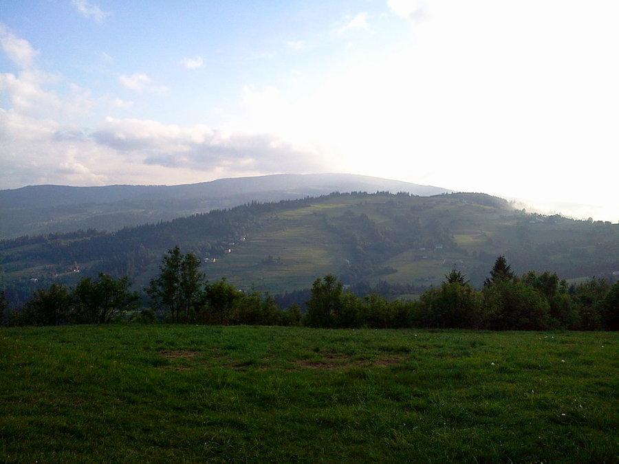 Widok na Tyniok i Baranią Górę