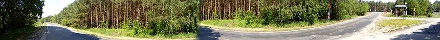 Panorama w Gołębiu