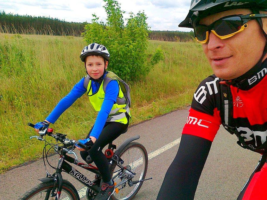 Samojebka na rowerostradzie