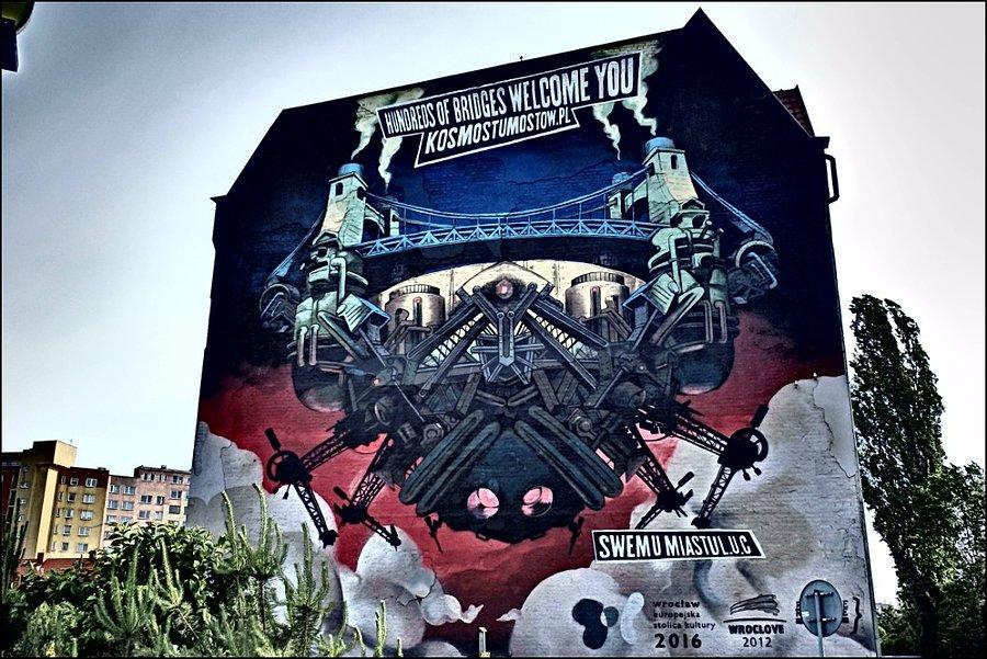 Mural przy Żmigrodzkiej