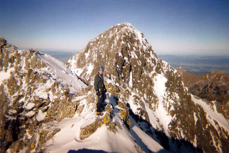 Na Kopie Lodowej (2602 m) z tyłu Lodowy