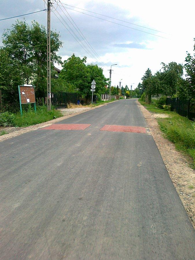 Tą drogą przejechałam przez Wieruchów, Zielonki Parcele, Stare Babice, Babice Nowe