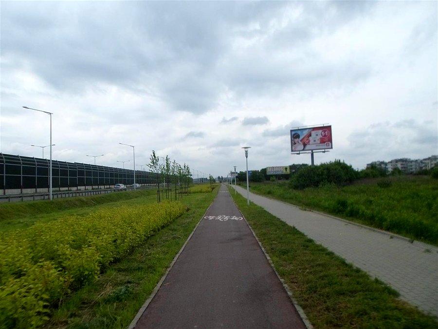 Droga rowerowa płd. strona Trasy Toruńskiej