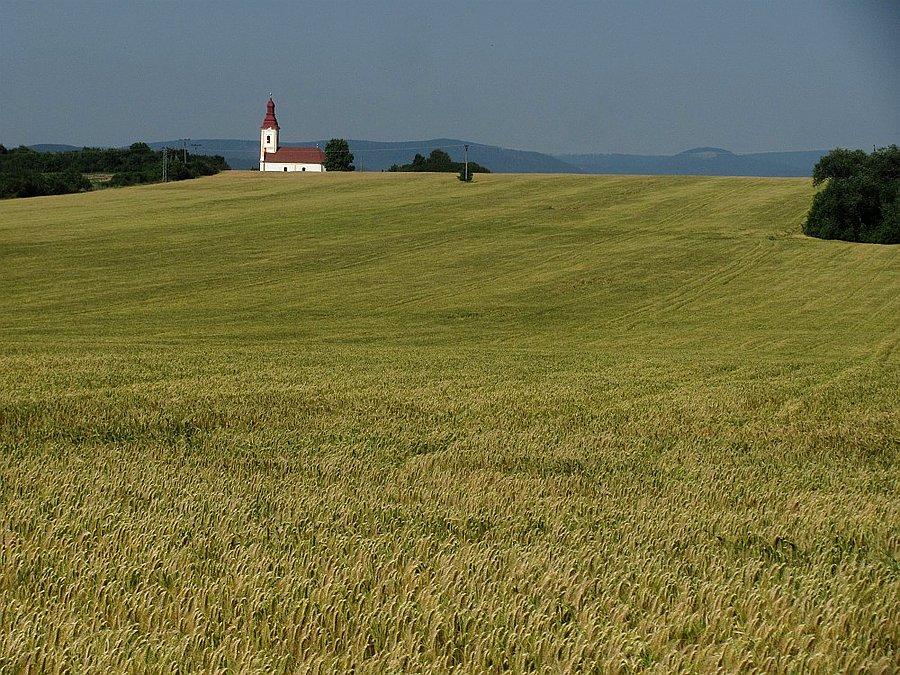 Landszafcik na trasie na granicę