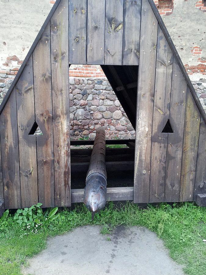 Zamek w Czersku - taran