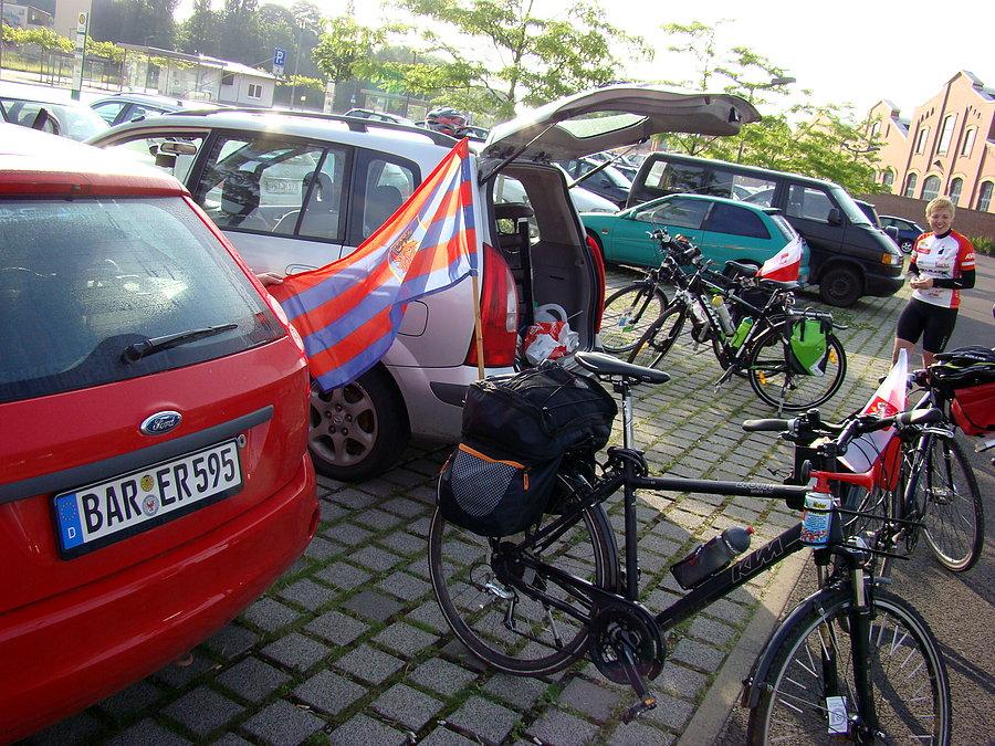 Sternfahrt 2014 dworzec w Eberswalde